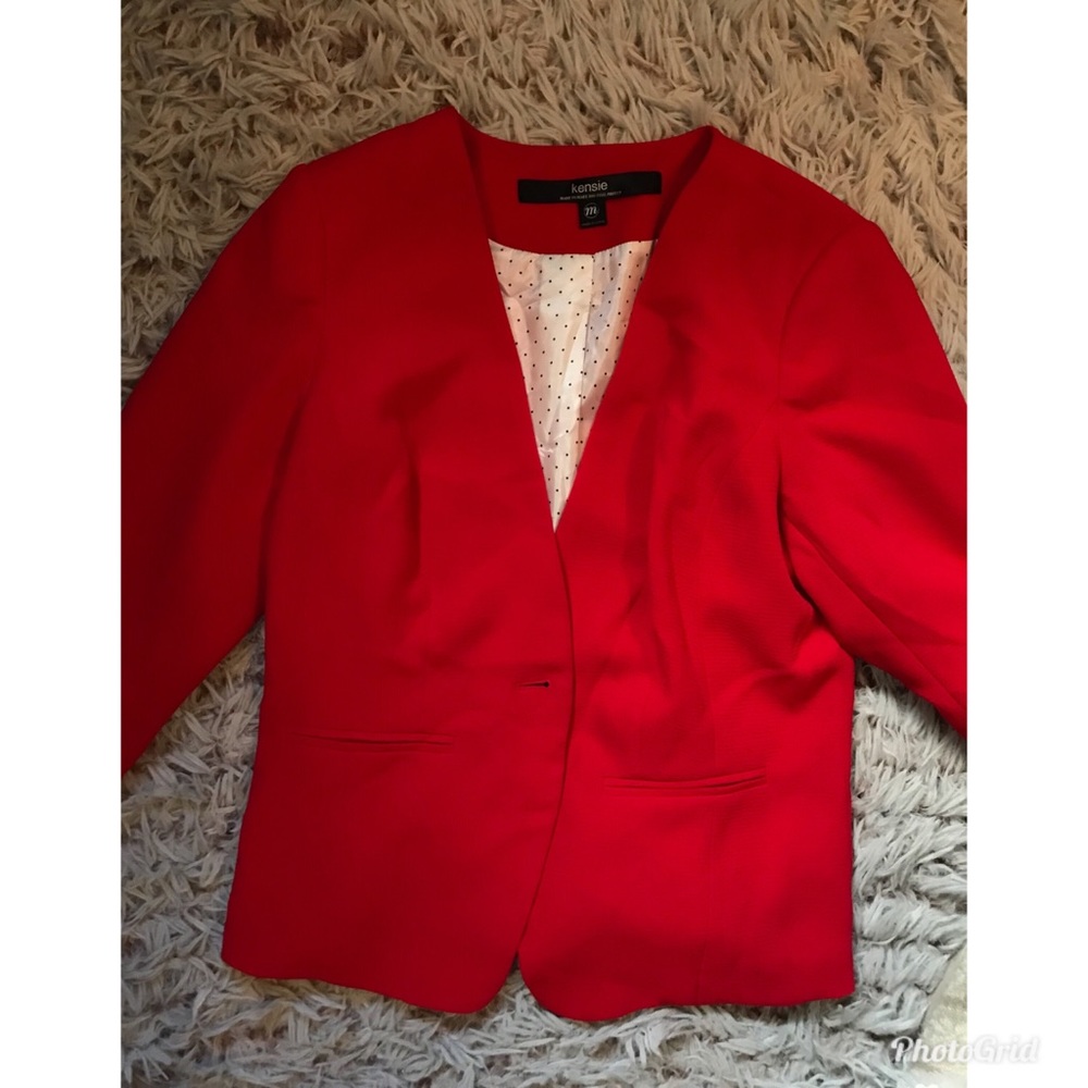 Classic Red Blazer